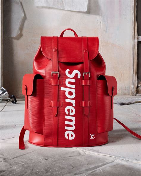 louis vuitton supreme fake black backpack|louis vuitton supreme backpack shark.